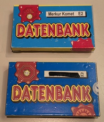(2 Stück) Datenbank für Merkur Spielautomaten, C2, E2, adp, Profitec 3000