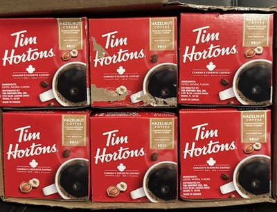 Tim Hortons 72ct Hazelnut Medium Roast Coffee K-Cup Pods (6Bx Of 12ct) BB01/2027