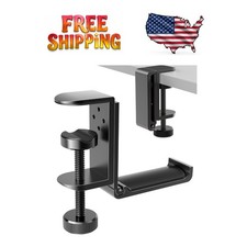 Compact Under Desk Headphone Hook - Durable Hanger for Gamers  Audiophiles