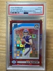 2024 Optic Rated Rookie J.J. McCarthy #303 Optic Preview Red Pandora Prizm RC