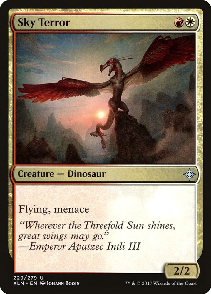 2017 Magic: The Gathering: Ixalan - Sky Terror (#229, U, Lightly Played)