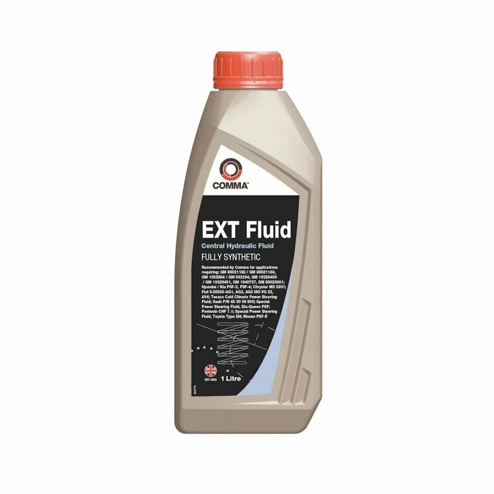 2x Comma EXT Fluid Central Hydraulic Fluid Power steering fluid PSF-3  1L EXT1L