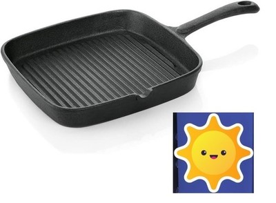 Grillpfanne gerillte Grillfläche aus Gusseisen AKTION statt    39,20