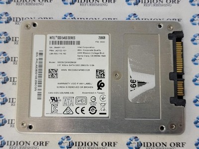 INTEL 545S SERIES 256GB 2.5'' SATA SSD SSDSC2KW256G8, Grade A+, SKU 23454