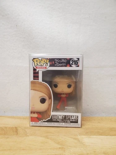 Funko Pop Britney Spears Rocks Pop! #215 Vinyl Figure with Protective Case