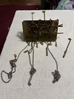 Urgos Germany Grandfather Clock Movement 372610 Parts Repair Vintage Chime