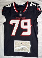 #79 Payne Game-Issued Black Jersey 2024 Season Houston Texans Authentic Sz 44
