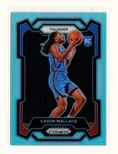 Cason Wallace 2023-24 Panini Prizm #139 Silver Prizm Rookie (OKC) RC REFRACTOR