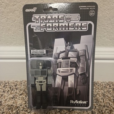 Super7 Reaction Transformers Fallen Leader Optimus Prime