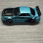 Vintage 2001 Hot Wheels Nissan Skyline Turquoise Diecast Loose Car