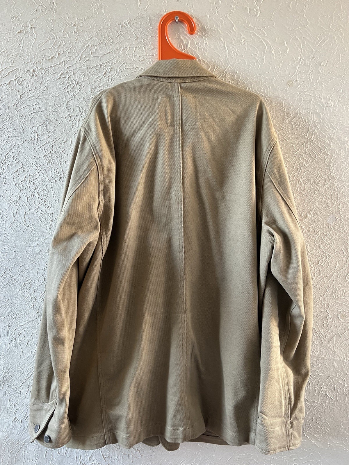 Levi's Engineer Chore Jacket L Beige Railroad Coa… - image 13