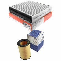 Mahle / Knecht Set Filterpaket Innenraumfilter LAK 96 Luftfilter LX 813