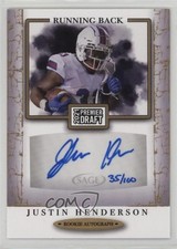 2021 Sage Premier Draft Auto Gold 35/100 Justin Henderson #A170 Auto 1iu1
