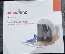 NEW Peckperk Camera Smart Bird Feeder Cam Perfect Bird Watching Experience NIB