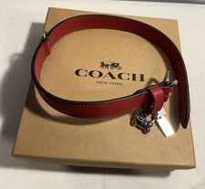 BRAND NEW NWT  COACH Dog Pet Collar Large Lea...