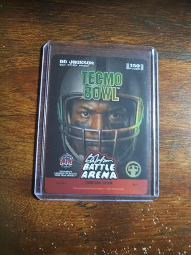 2026 Bo Jackson Battle Arena Tecmo Bowl National Box Cover Promo NSCC 150 PWR SP