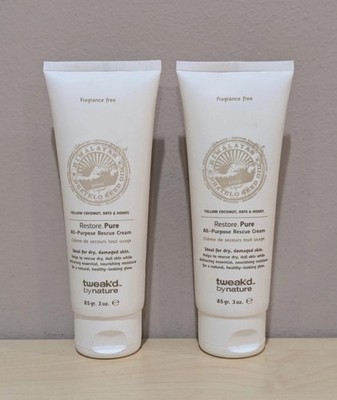 (2) Tweak'd By Nature Restore PURE All-Purpose Rescue Cream 3 oz SEALED
