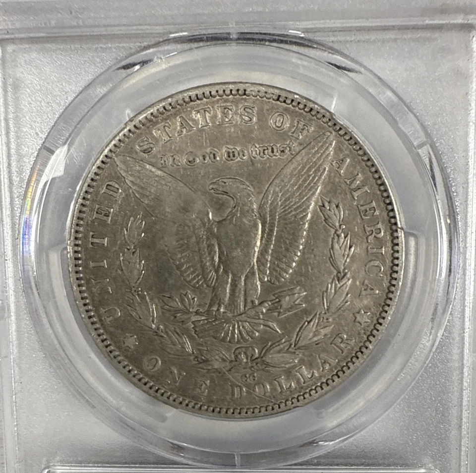 1891-CC Morgan S$1 Silver $1 Dollar PCGS VF30 Very Fine - Image 4 of 4