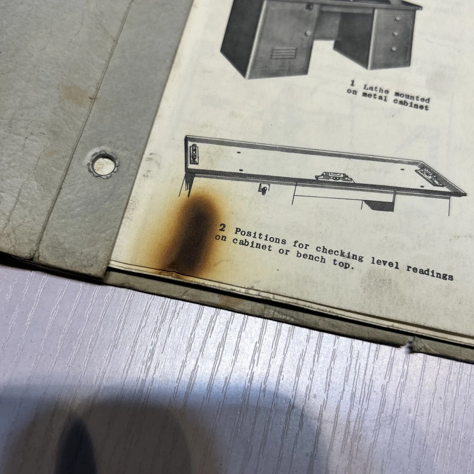Clausing Lathe INSTRUCTION & PARTS & Manuals Set-ORIGINAL - Image 3 of 4