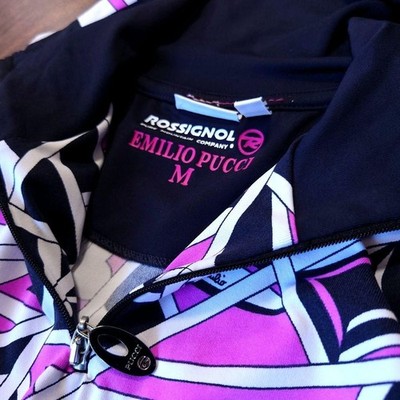 used Emilio Pucci × Rossignol top Emilio Pucci x Rossignol Half-Zip Ski Top - Iconic Pucci Print