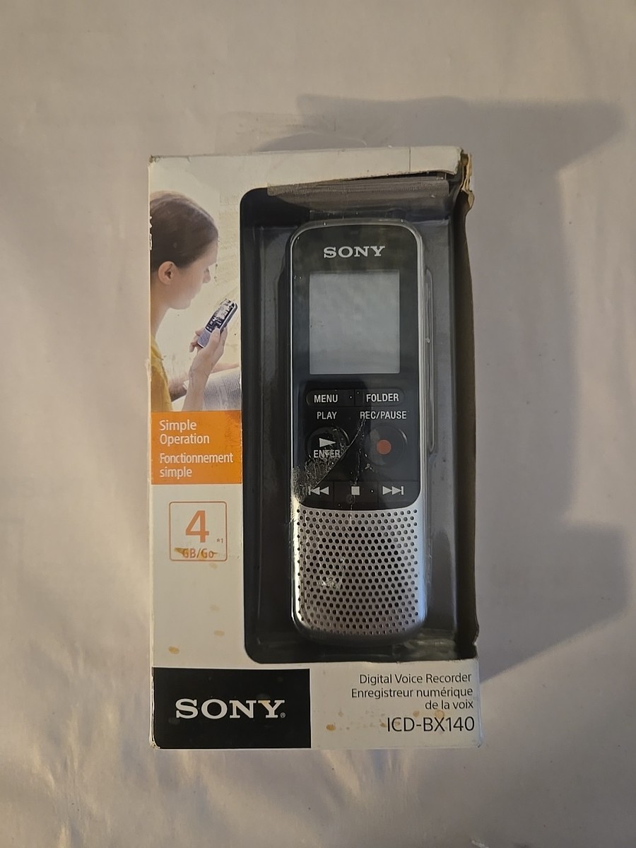 【あい】超音波タッチスクリーン式キャビテーション Sony ICD-BX140 4GB Digital Voice Recorder for sale online | eBay