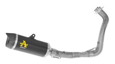 71095AKN - Voller Auspuff Arrow Racing Thunder Dark Aluminium Yamaha MT-07 (25-)