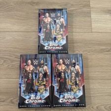 Lot Of 3 🔥2026 Topps Chrome WWE Hobby Box | IN HAND 🔥