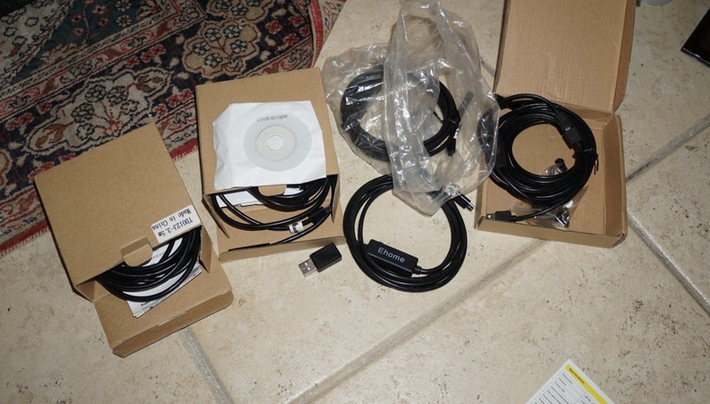 Endoscope HD Camera LED WINDOWS or Android USB  Waterproof  5X UNITS