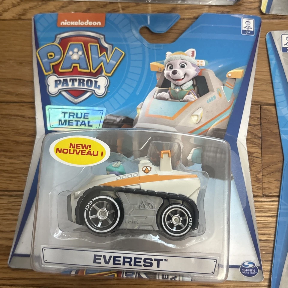 Lote de 7 Carros PAW PATROL TRUE METAL INCLUI RYDER - NOVO, LACRADO - 2018\2019 - Imagem 2 de 4