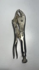 Petersen Dewitt Pliers Vise Grip 10WR Curved Jaw Locking Pat. Pending USA Exc