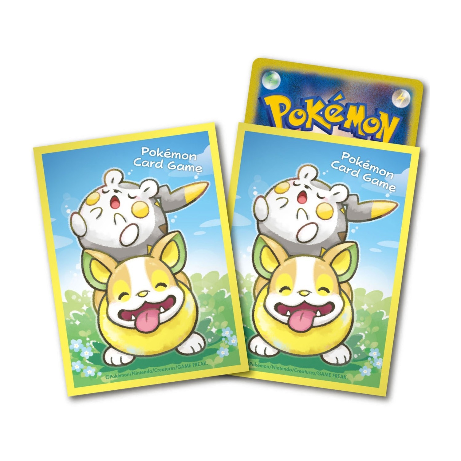 [Japan Limited] Pokemon Center Togedemaru Yamper Deck Shield Sleeves Cute NEW 64