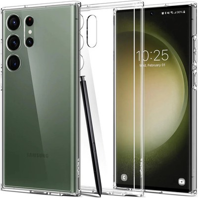 Schutzhülle Spigen für Galaxy S23 Ultra, Handyhülle, Case, Cover, Futeral, Hülle