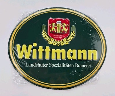 Wittmann Bier Blechschild Landshuter Brauerei Werbeschild Deko 20cm NEU FOLIE