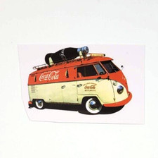 Coca-Cola Coke Vinyle Autocollant Mat Sticker Décalque Motif : VW-Bus Bulli