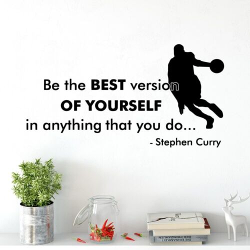 stephen curry quotes Wall Sticker Removable Decor Living Room Bedroom Removable - Picture 1 of 6
