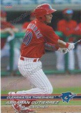 2021 Clearwater Threshers Abrahan Gutierrez RC Rookie Philadelphia Phillies VZ