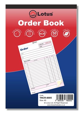 Carnet bon de commande 3 feuillets avec création - Imprimerie Market