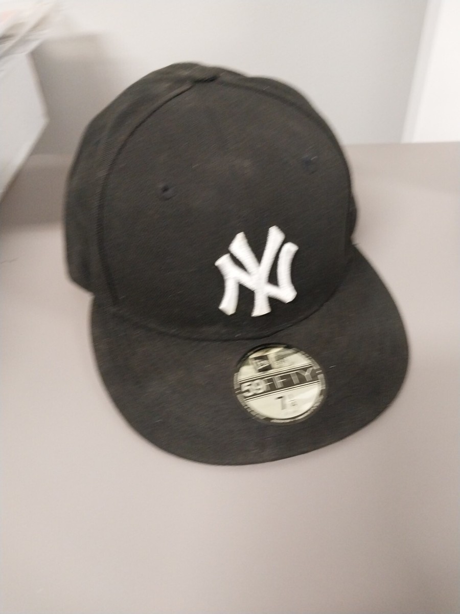 New Era Cap New York Yankees Cotton Black Plain Men's