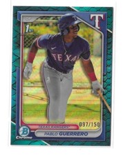 2024 Bowman Chrome - Prospects Blue Reptilian Refractor #BCP-212 Pablo Guerrero