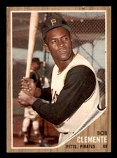1962 Topps Baseball #10 Bob Clemente EX/MT - NM *d2