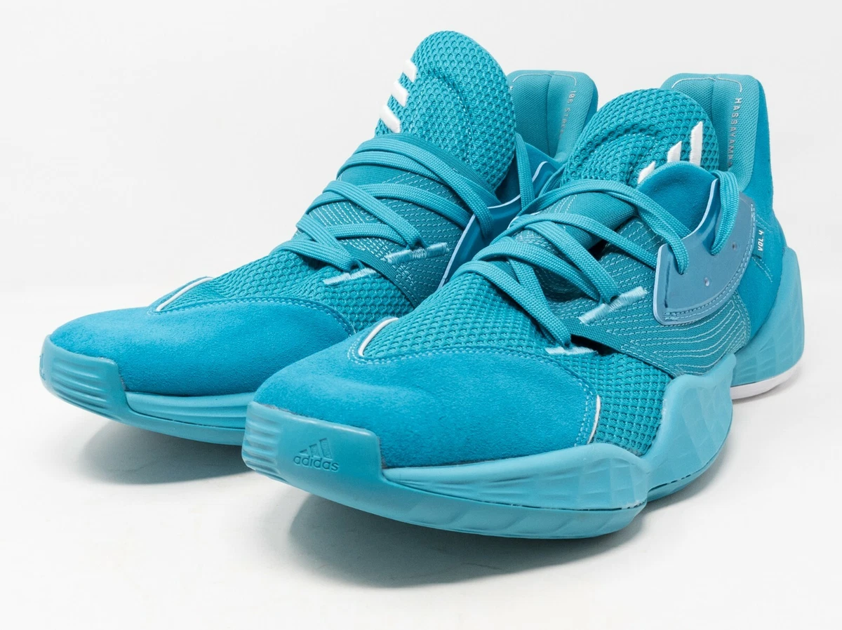 Sz 15] Adidas SM Harden Vol 4 Team Basketball Shoe Teal Blue EF9780  Menu0026#039;s | eBay