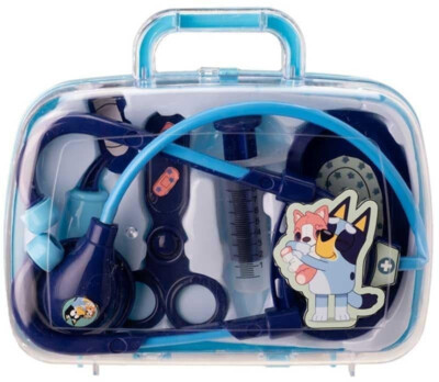 Bluey Medical Case Kids Roleplay Interactive Vet Doctor Toy Play