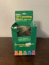 Eureka 50 counting bears with cups a sorting and counting activity set for kids 