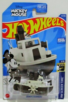 Hot Wheels 2022 22 basic series disney steamboat brown & black #35 / 250