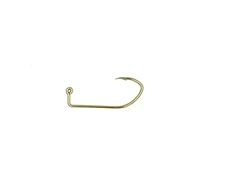 100 - Mustad  32500BE Blonde Sickle Style Jig Hooks for Molds