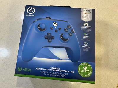 PowerA Advantage Wired Controller - Xbox - BLUE - NEW!