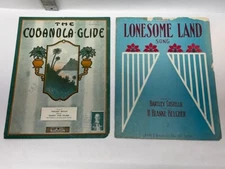 THE CUBANOLA GLIDE AND LONESOME LAND SONGS (MUSIC BOOKS) LOT OF 2