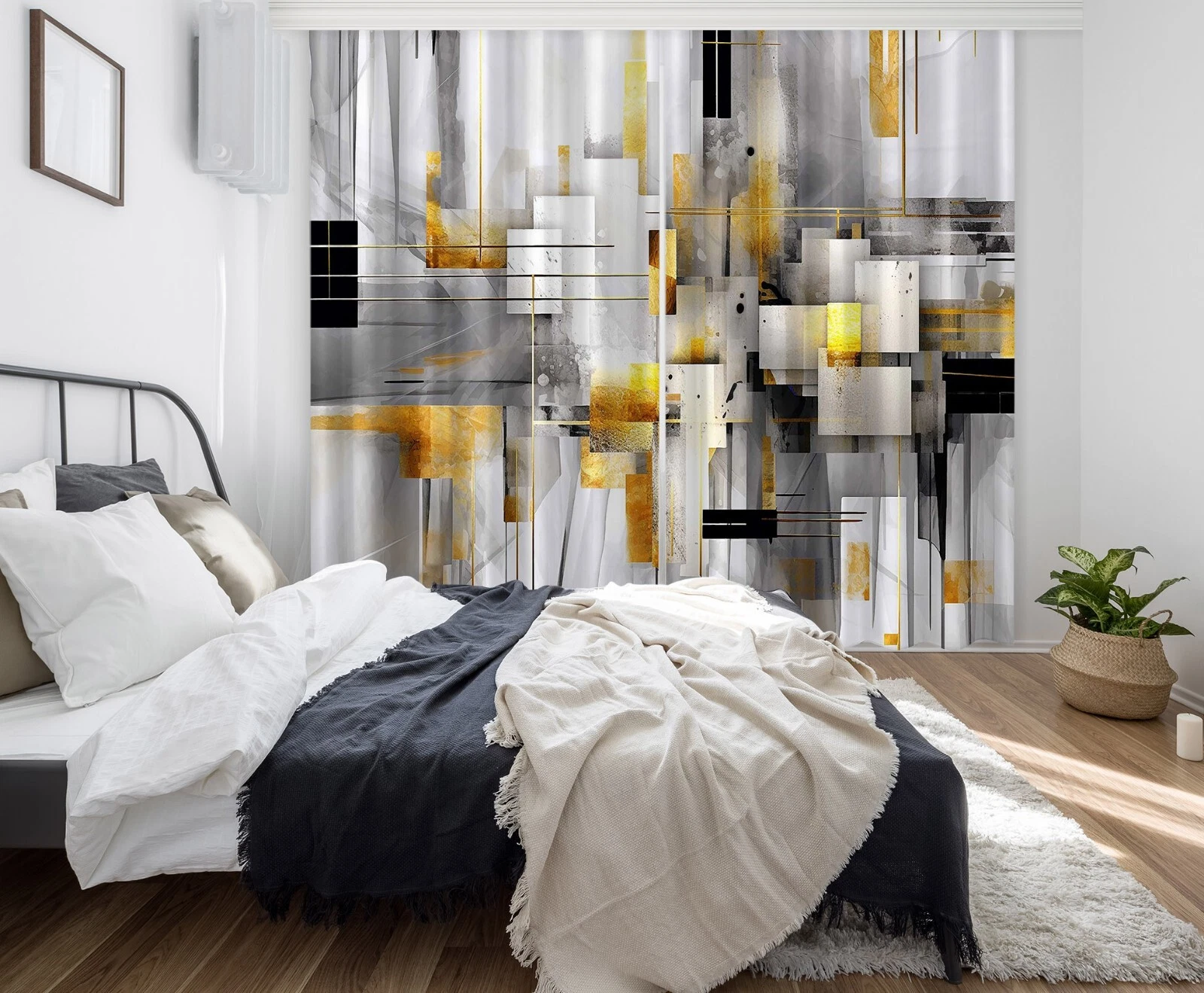 3D Art Graphics ZHUB3892 Photo Curtain Window Blockout Fabric Amy 2024