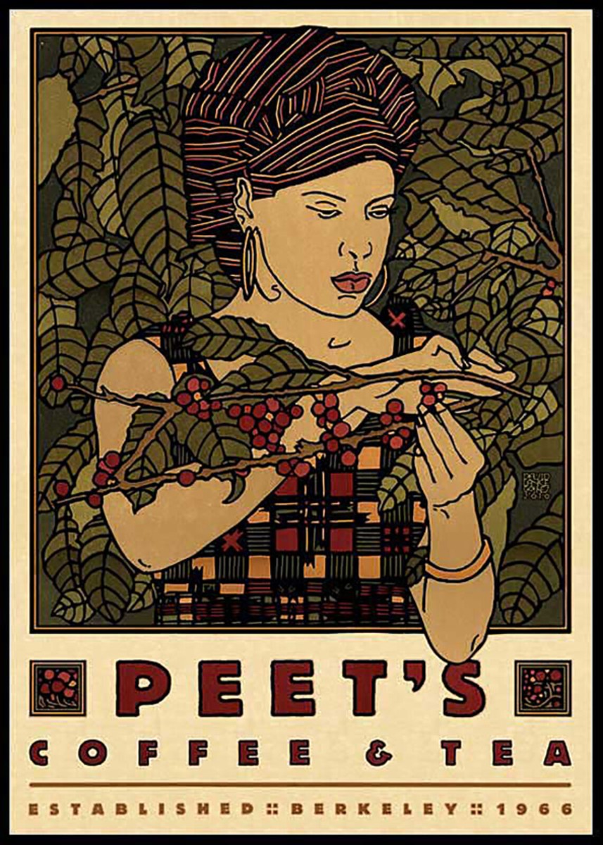 DLG Poster #224 Peet's Coffee & Tea, Signed Artist's Proof Z 2010