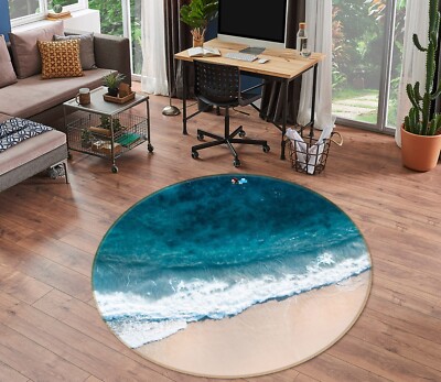 3D Strand Design M6543 Spiel Teppich Mat Runden Elegant Foto Teppich Romy
